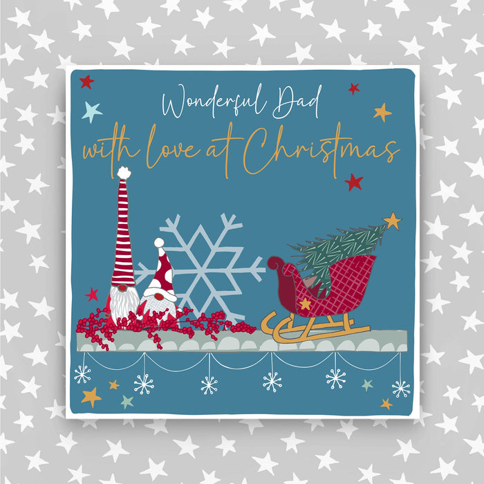 Dad - With a love at Christmas greeting card (CC03)