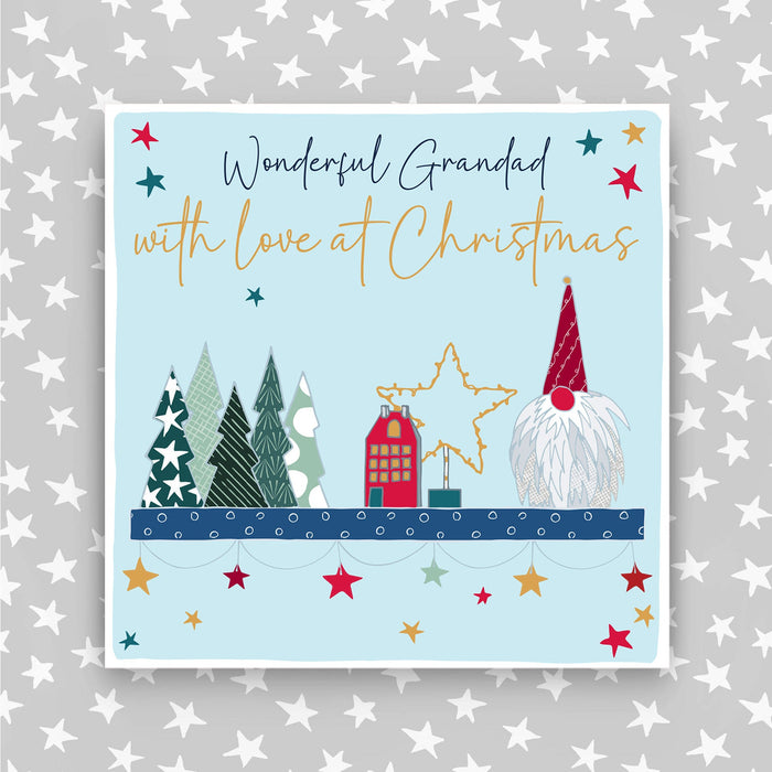 Grandad - With a love at Christmas greeting card (CC15)