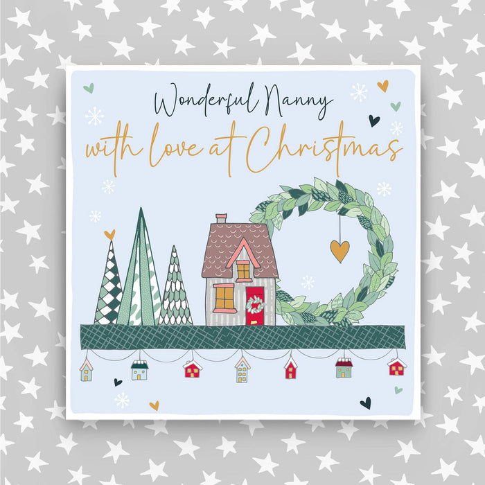 Nanny - With a love at Christmas greeting card (CC21)