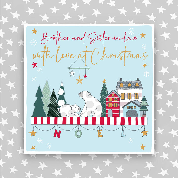 Brother And Sister In Law - With a love at Christmas greeting card (CC27)