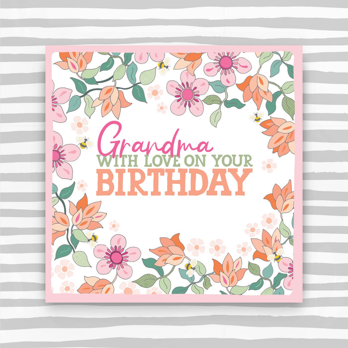 Grandma with love on your Birthday Card (CK46)