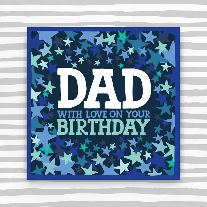 Dad with love on your Birthday Card (CK58)