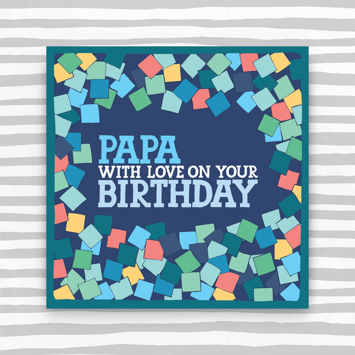 Papa with love on your Birthday Card (CK69)