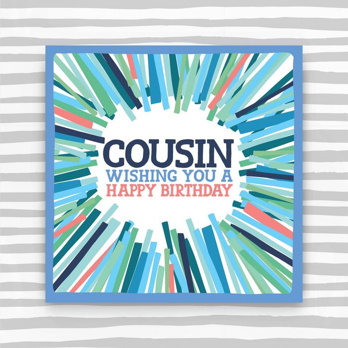 Cousin Wishing you a happy birthday card (CK73)