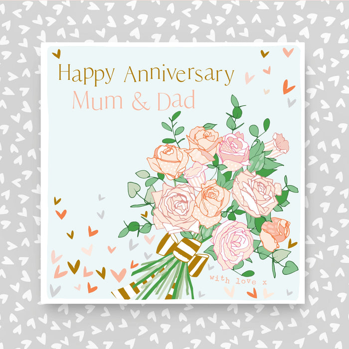 Mum & Dad Anniversary Greeting Card (FB221)