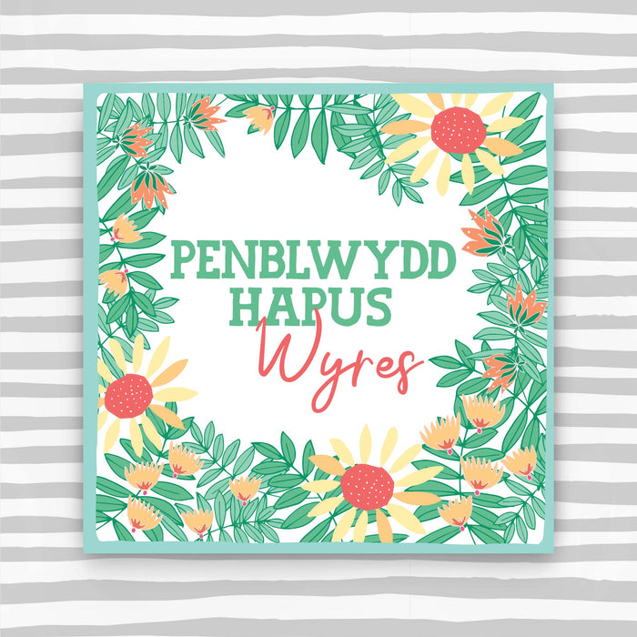 Welsh - Penblwydd Hapus Wyres  (Granddaughter)  (WCK15)