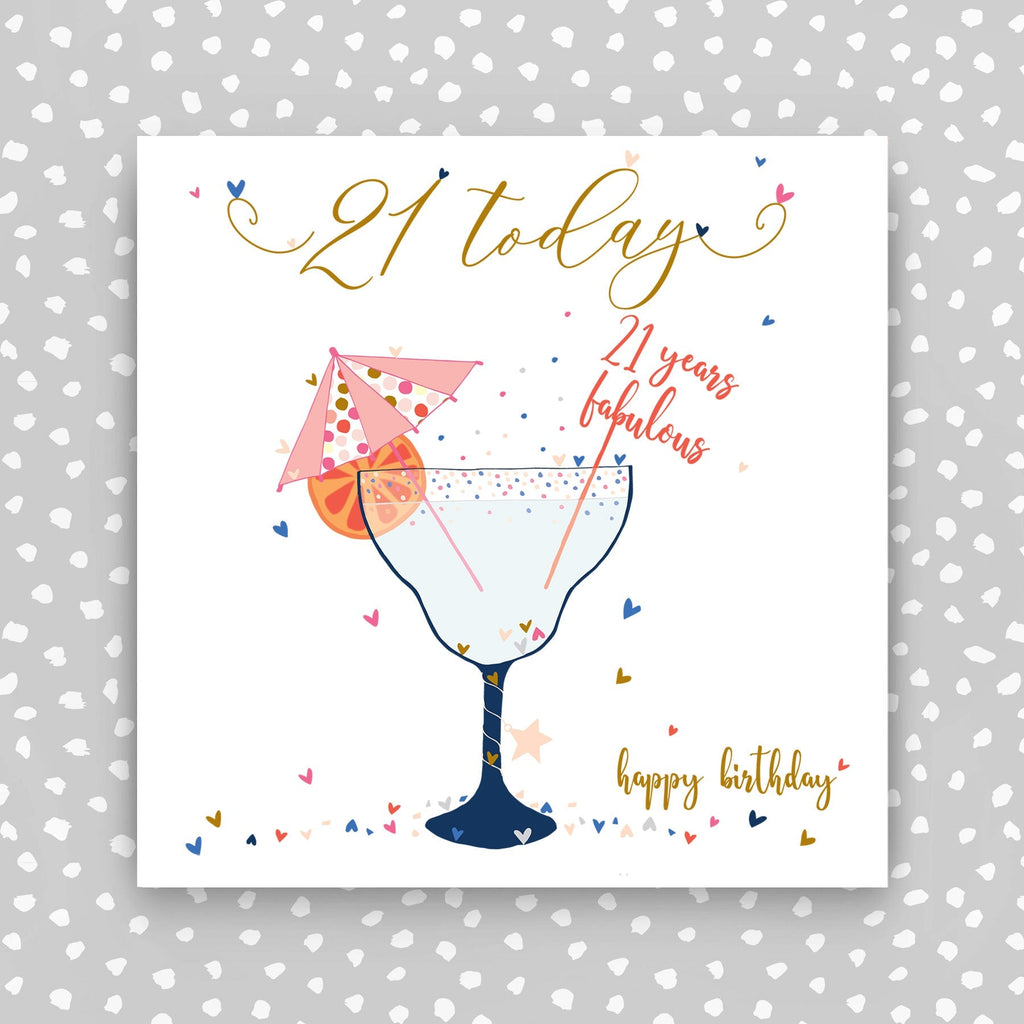 Happy Birthday Card Twenty First Today (TJ41) — Molly Mae