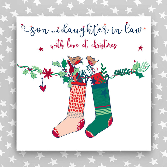 Son & Daughter-in-law Christmas Card Large (XTJP08)